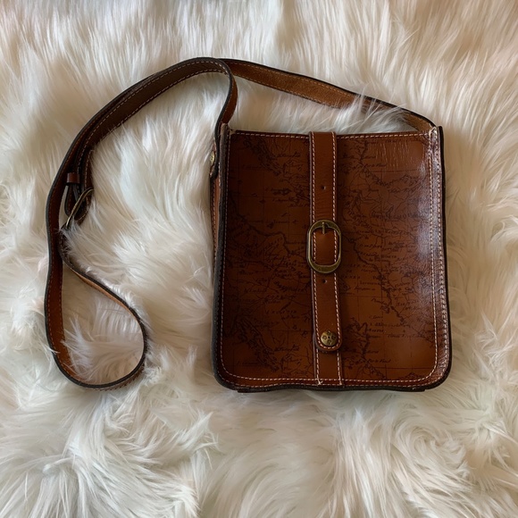 Patricia Nash Handbags - Patricia Nash Leather Crossbody Map Purse
